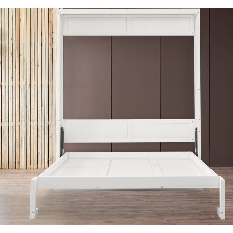 Oyen Murphy Bed Cabinet With Folding Desk Combo Wall Mounted Folding Bed For Bedroom